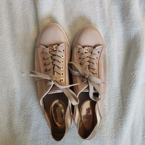 Michael Kors Woman's Kristy Slide Heel Cap Espadrille Sneakers Pink, Size: 9.5 - Picture 1 of 8